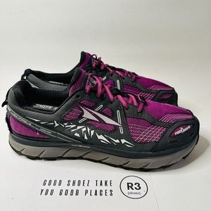 Altra Lone Peak 3.5 Trail Running Hiking Sneakers Shoes Womens Sz 10 Purple